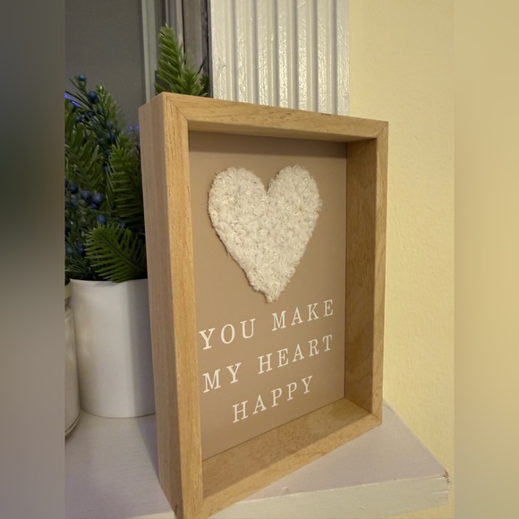 Heartfelt Wall Art with Wooden Frame - Picture 2 of 3